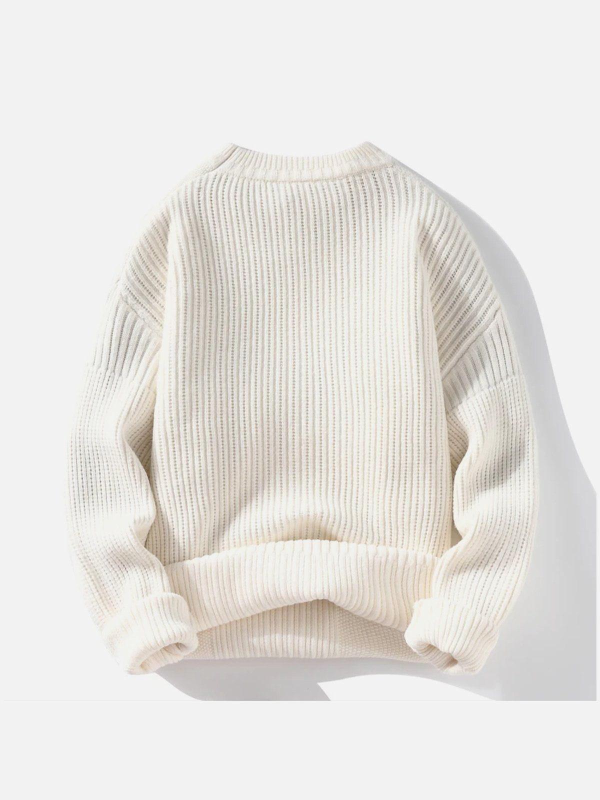 Concert Outfit Vertical Striped Knit Sweater Concert Outfit Vertical Striped Knit Sweater
