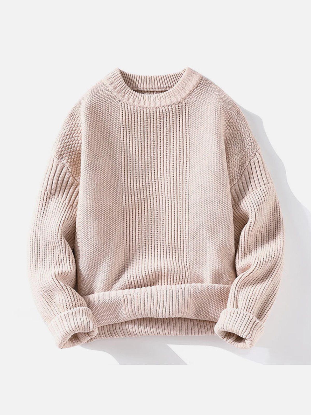 Concert Outfit Vertical Striped Knit Sweater Concert Outfit Vertical Striped Knit Sweater