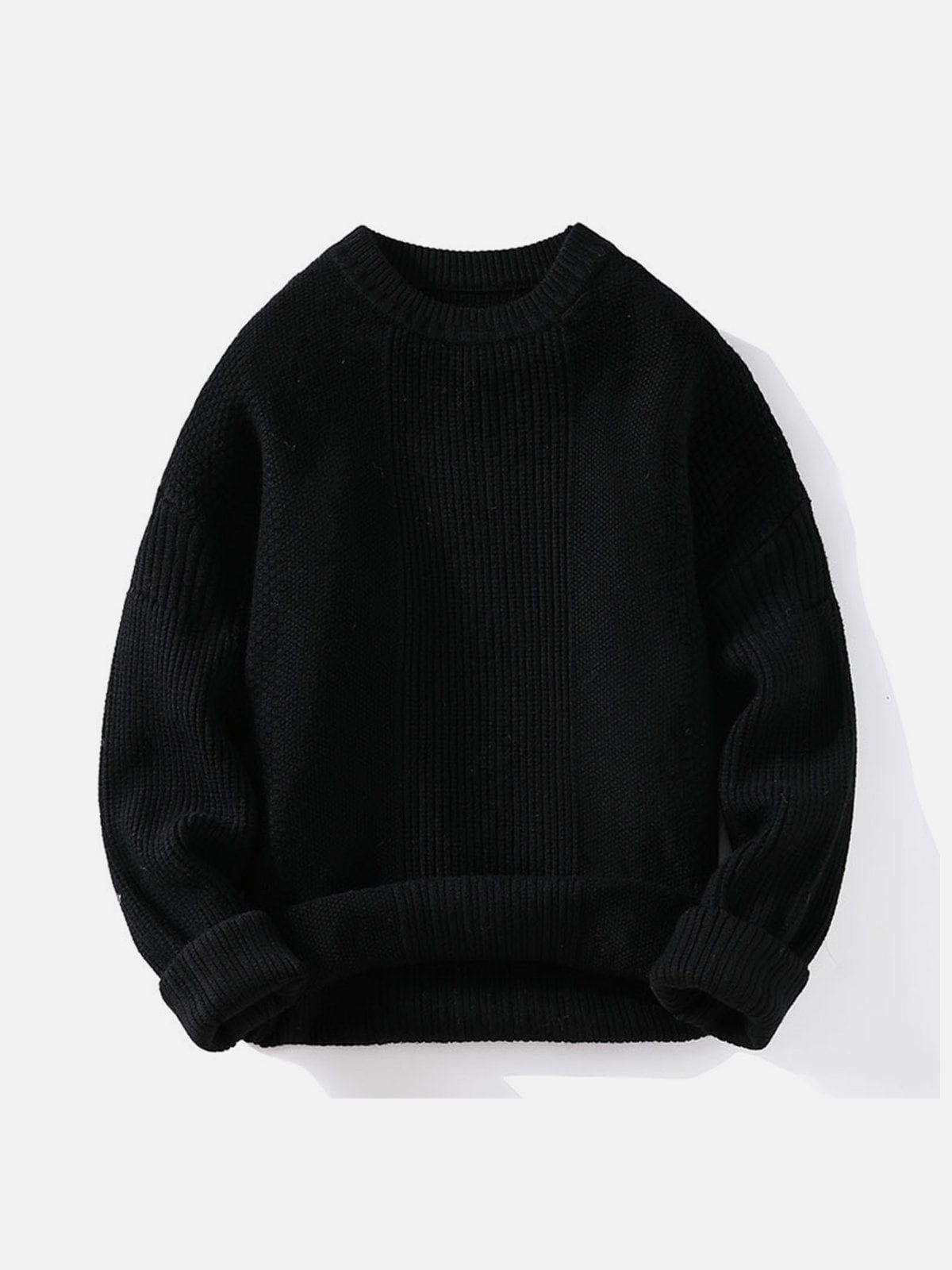 Concert Outfit Vertical Striped Knit Sweater Concert Outfit Vertical Striped Knit Sweater