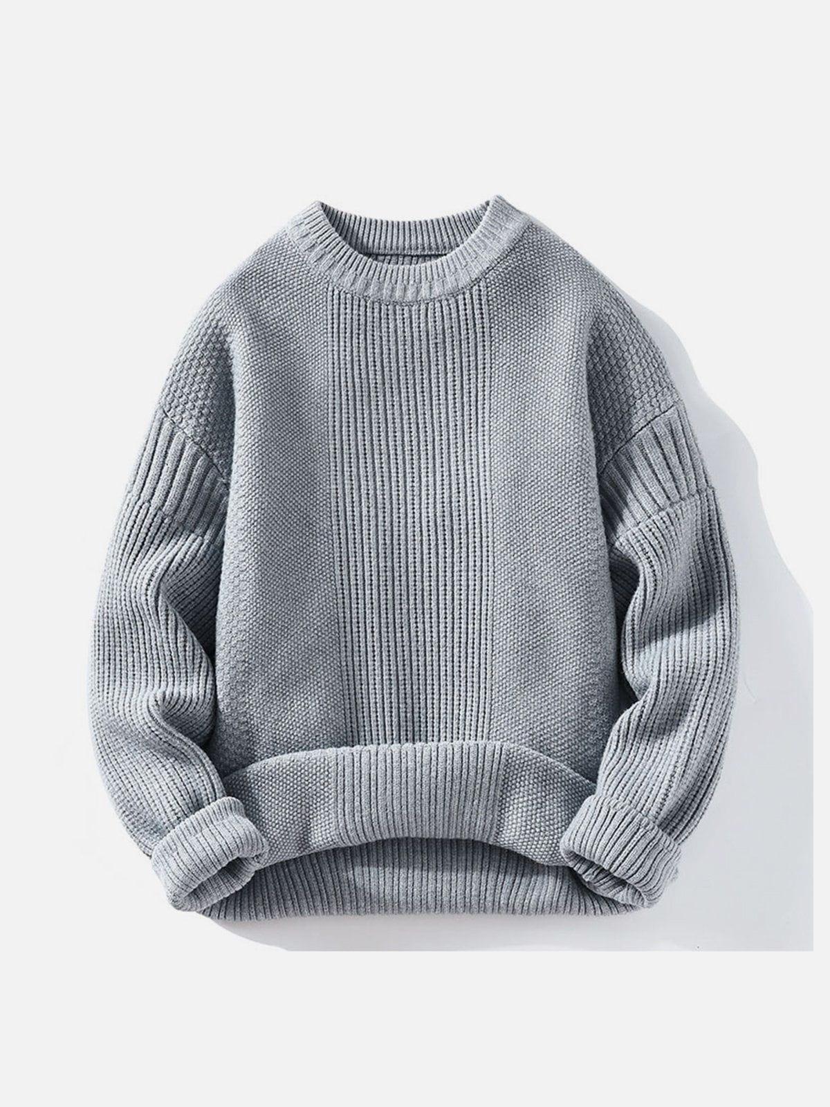 Concert Outfit Vertical Striped Knit Sweater Concert Outfit Vertical Striped Knit Sweater