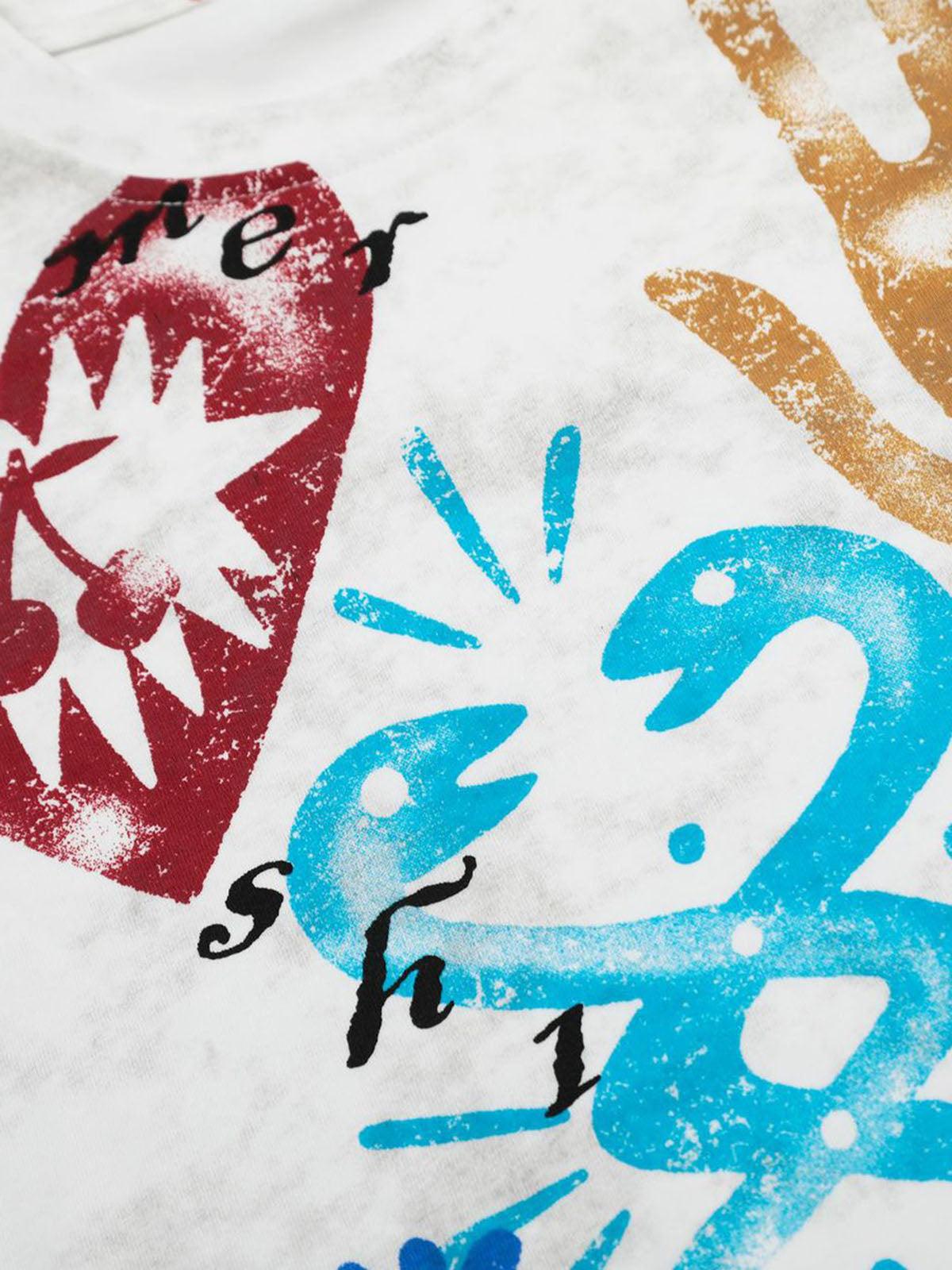 Concert Outfit Vibrant Graphic Print T-Shirt Concert Outfit Vibrant Graphic Print T-Shirt