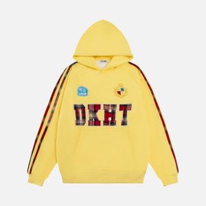 Concert Outfit Vinatge Leisure Print Hoodie