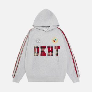 Concert Outfit Vinatge Leisure Print Hoodie