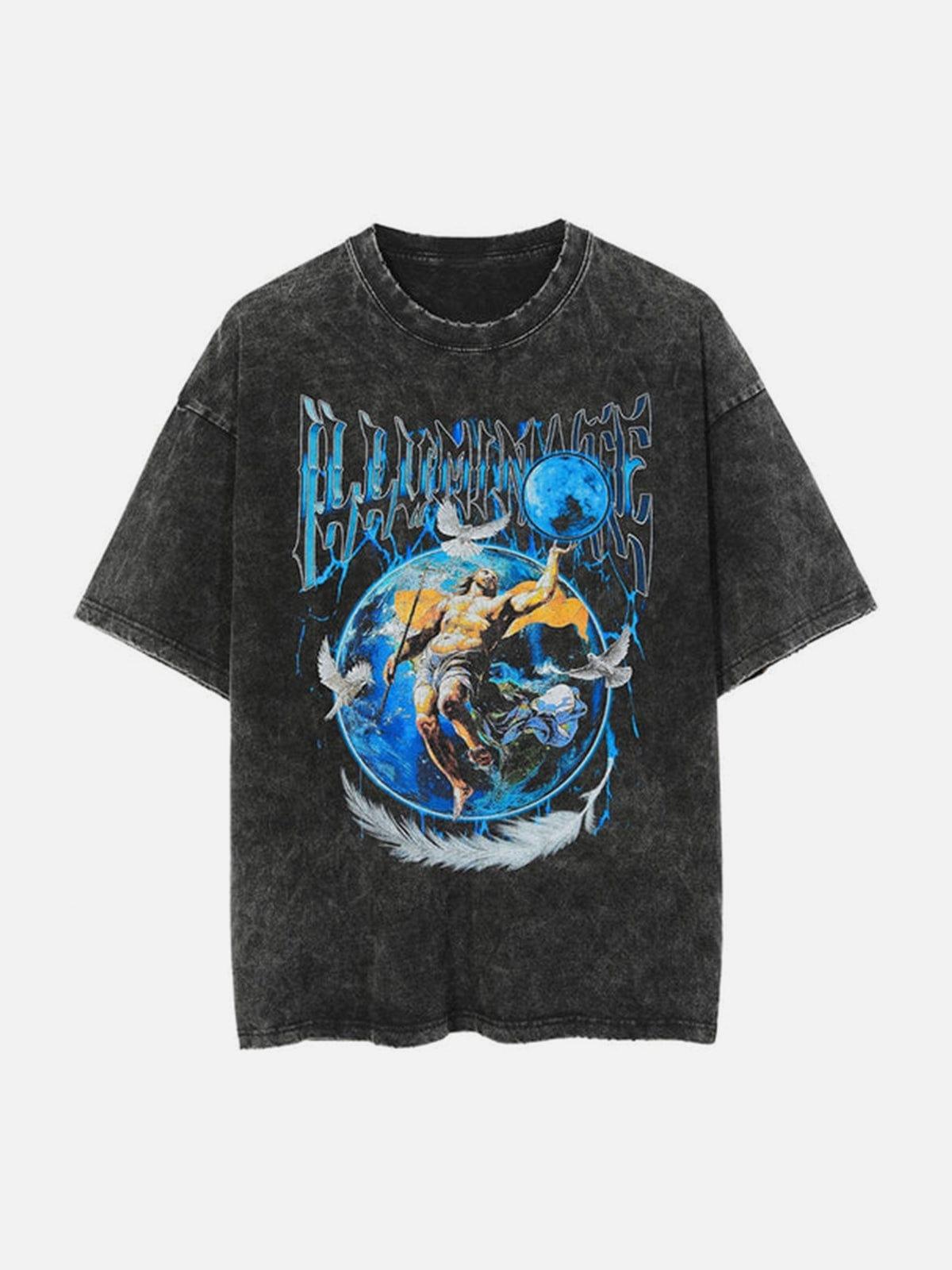 Concert Outfit Vintage Brave Earth Cotton Washed Graphic Tee Concert Outfit Vintage Brave Earth Cotton Washed Graphic Tee