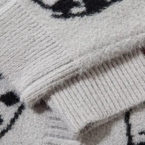 Concert Outfit Vintage Cat Jacquard Knit Cardigan