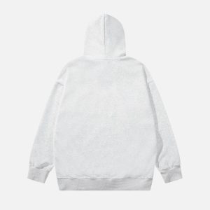 Concert Outfit Vintage Cat Print Hoodie