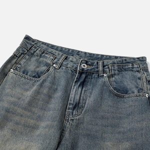 Concert Outfit Vintage Classic Washed Jeans