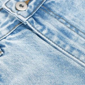 Concert Outfit Vintage Classic Washed Light Blue Jeans