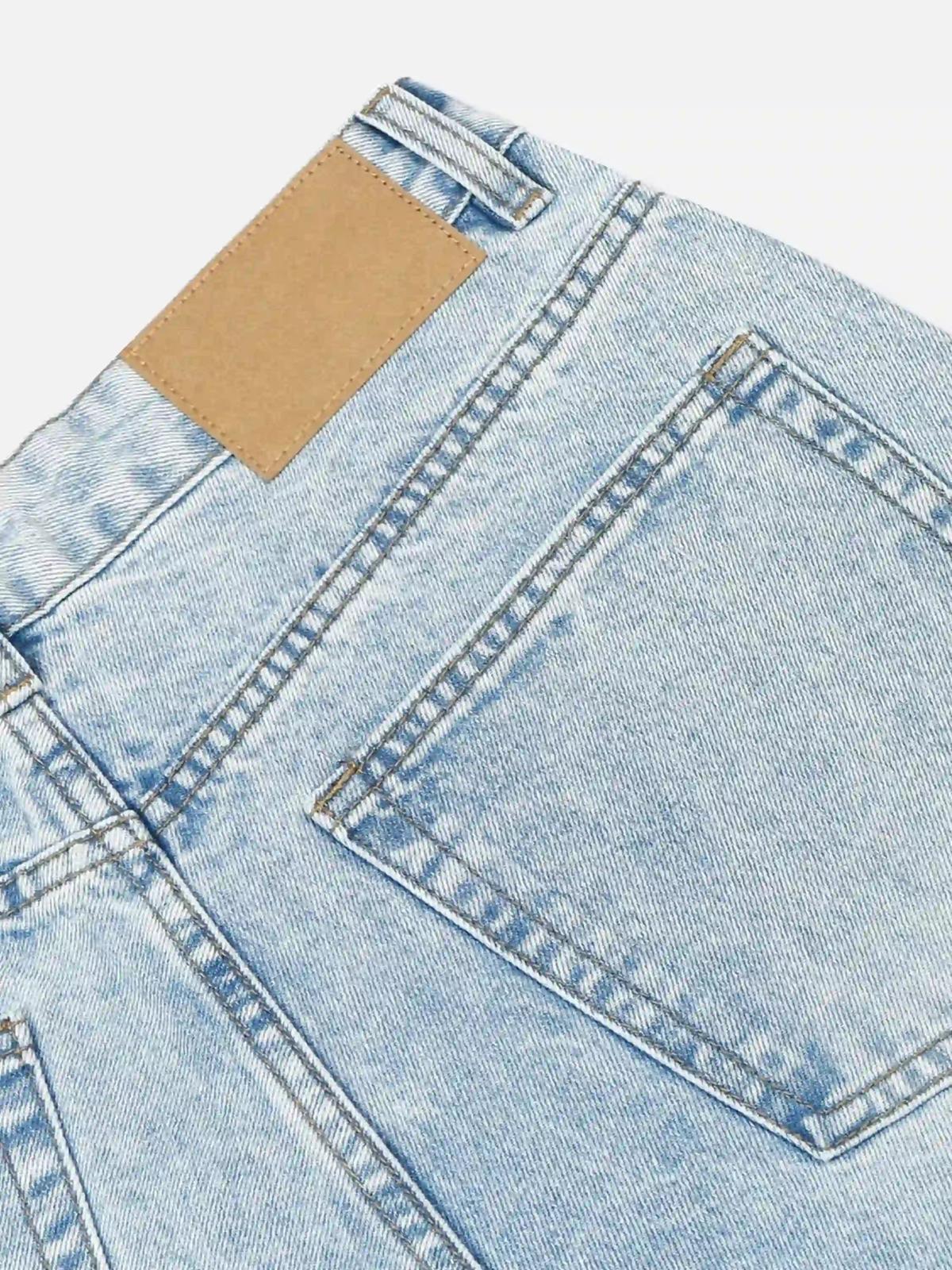 Concert Outfit Vintage Classic Washed Light Blue Jeans Concert Outfit Vintage Classic Washed Light Blue Jeans