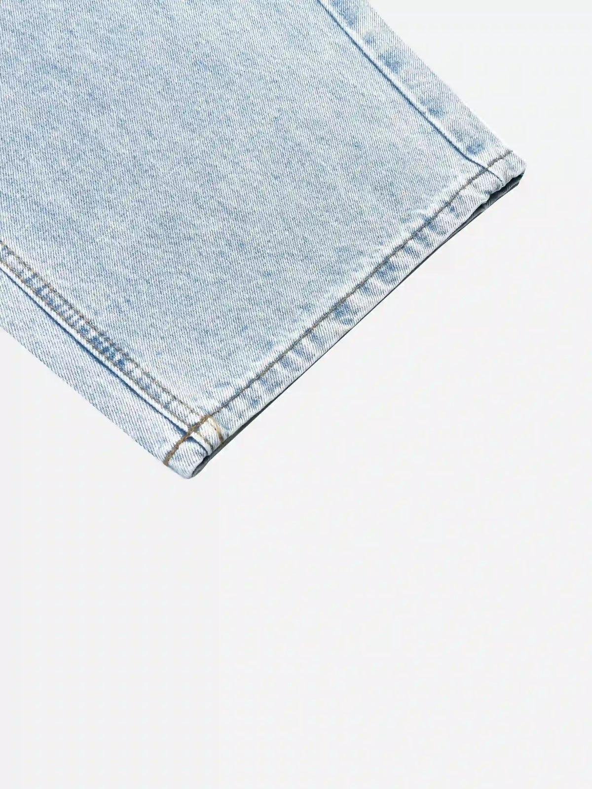 Concert Outfit Vintage Classic Washed Light Blue Jeans Concert Outfit Vintage Classic Washed Light Blue Jeans