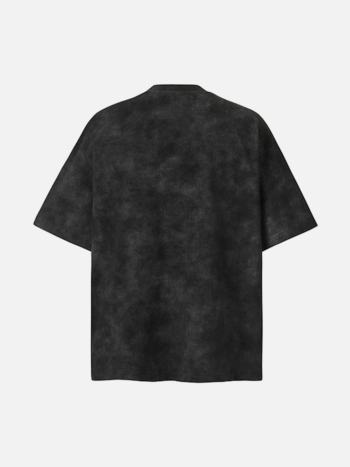 Concert Outfit Vintage Cross Figure Print T-Shirt Concert Outfit Vintage Cross Figure Print T-Shirt