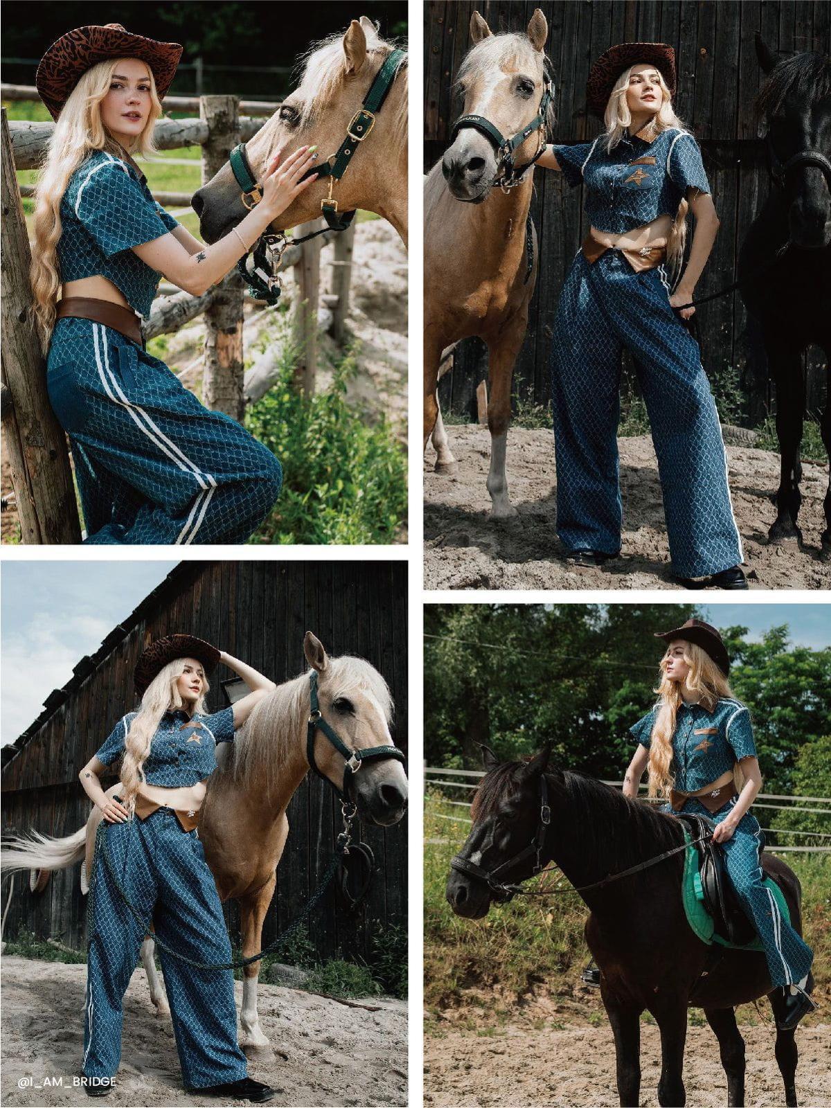 Concert Outfit Vintage Denim Jacquard Baggy Jeans Concert Outfit Vintage Denim Jacquard Baggy Jeans