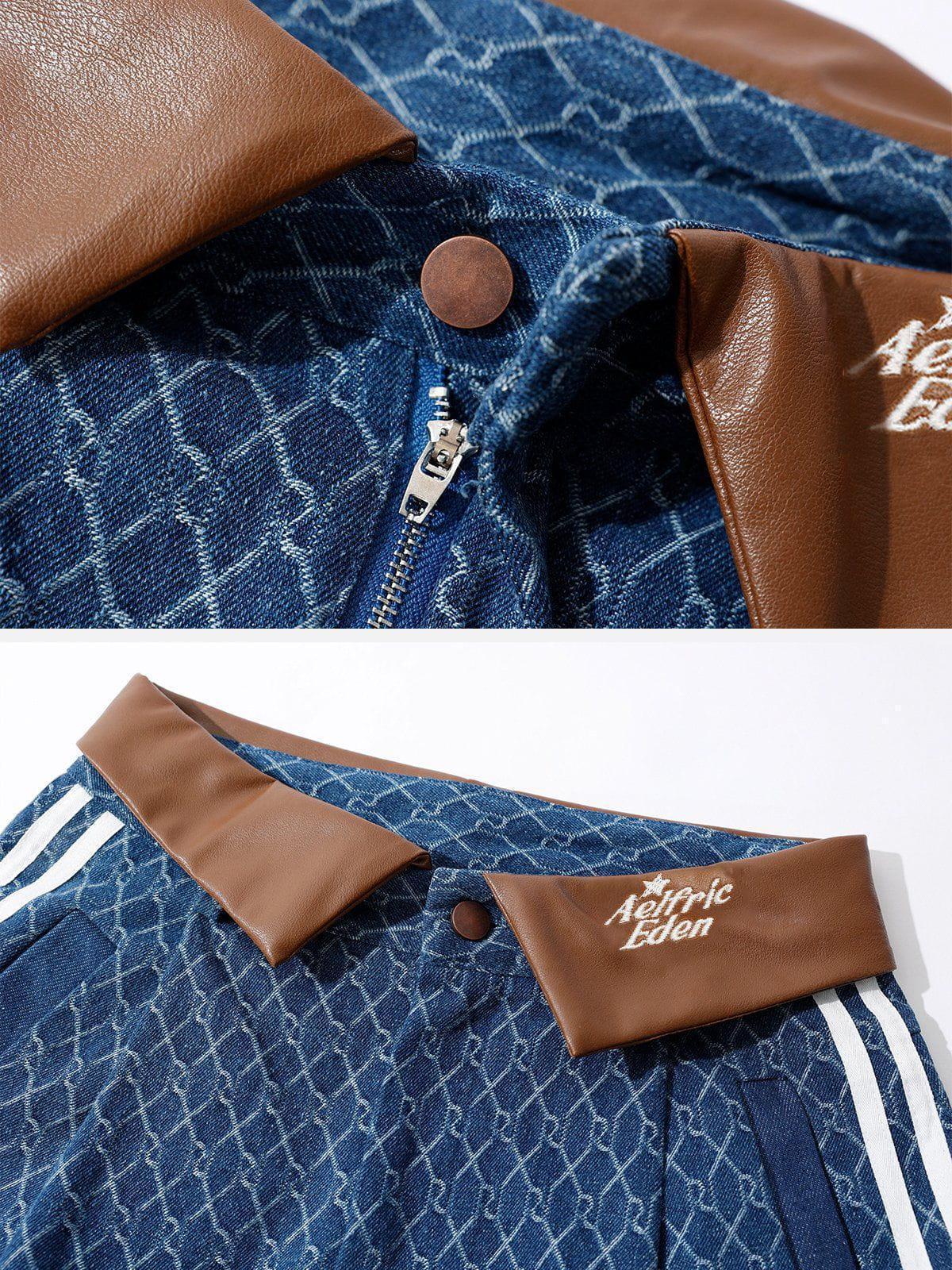 Concert Outfit Vintage Denim Jacquard Baggy Jeans Concert Outfit Vintage Denim Jacquard Baggy Jeans