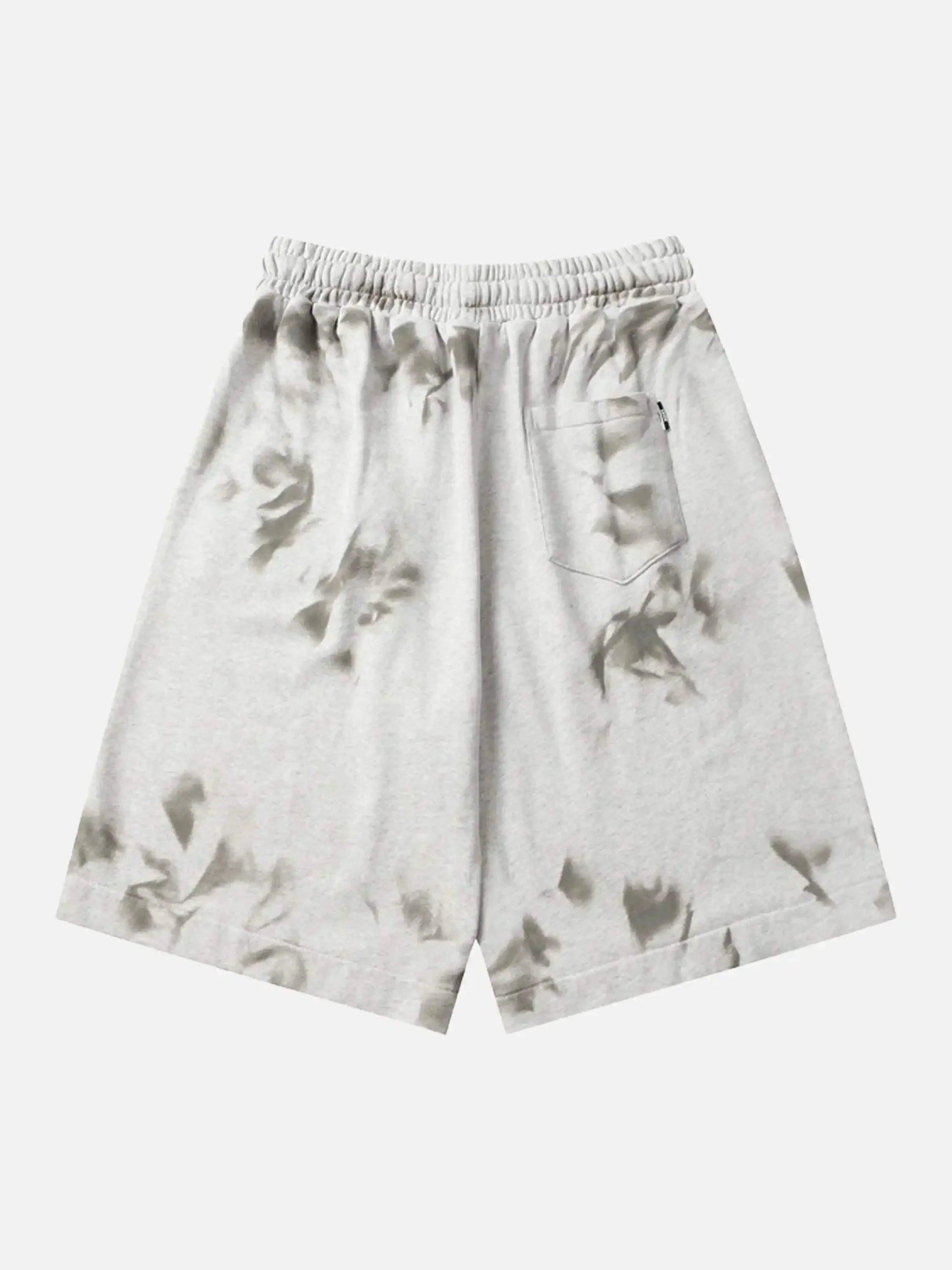 Concert Outfit Vintage Dirty Elastic Drawstring Loose Shorts