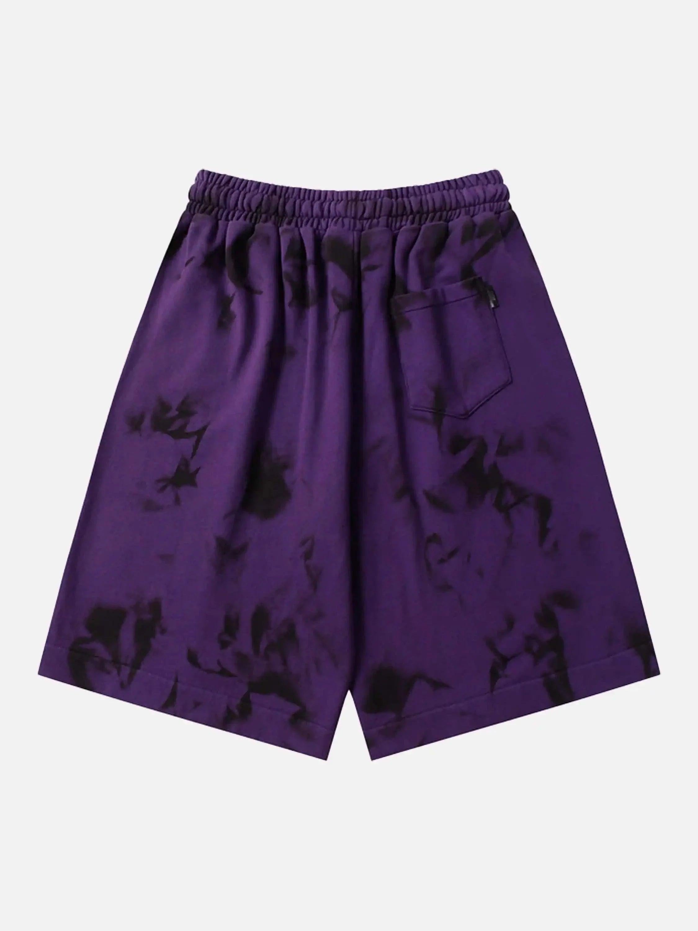 Concert Outfit Vintage Dirty Elastic Drawstring Loose Shorts