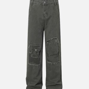 Concert Outfit Vintage Distressed Cargo Pants