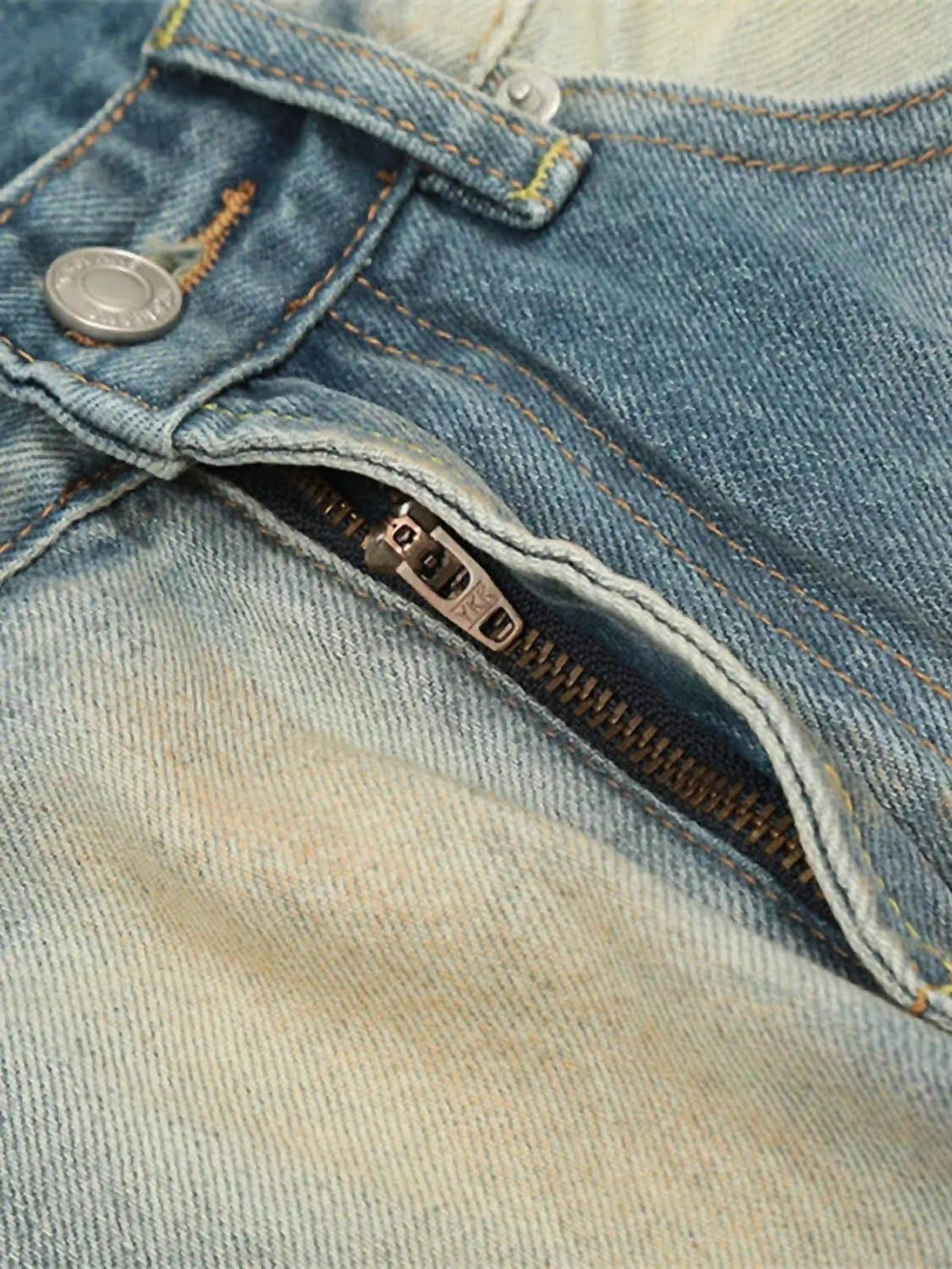 Concert Outfit Vintage Distressed Dyed Straight Jeans Concert Outfit Vintage Distressed Dyed Straight Jeans