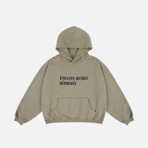 Concert Outfit Vintage Distressed Gradient Sweatshirt