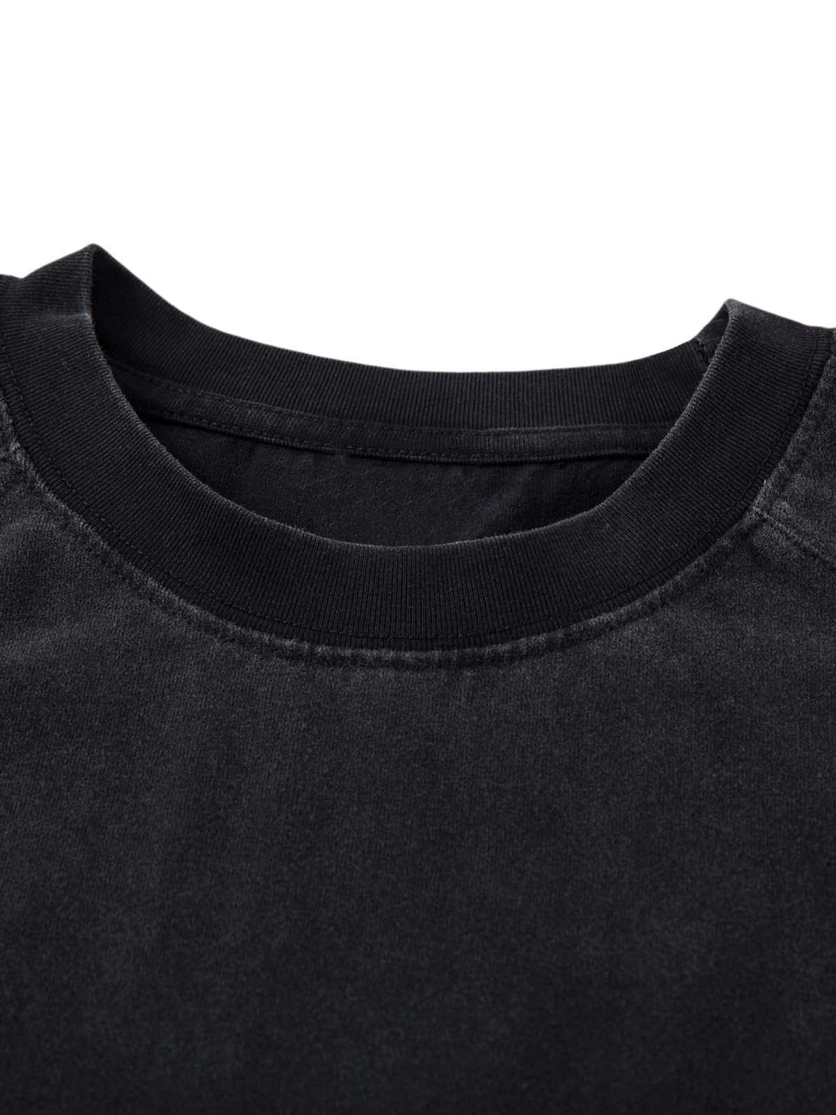 Concert Outfit Vintage Distressed Letter Print T-Shirt Concert Outfit Vintage Distressed Letter Print T-Shirt