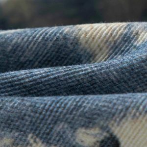 Concert Outfit Vintage Distressed Print 'Ripped' Jeans