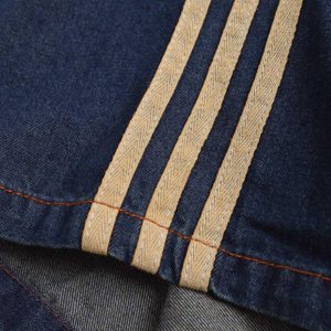 Concert Outfit Vintage Distressed Washed Gradient Denim T-Shirt