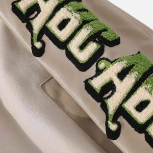 Concert Outfit Vintage Embroidered Baseball Jacket