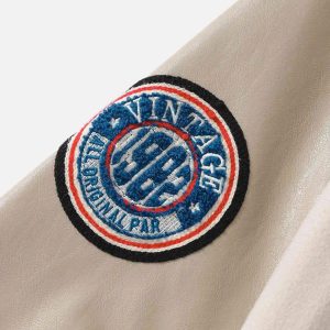 Concert Outfit Vintage Embroidered Baseball Jacket