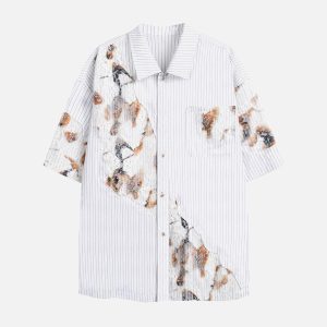 Concert Outfit Vintage Embroidered Floral Denim Shirt