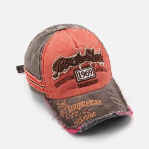 Concert Outfit Vintage Embroidered Hole Baseball Cap