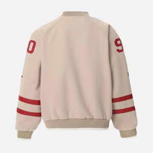 Concert Outfit Vintage Embroidered Varsity Baseball Jacket