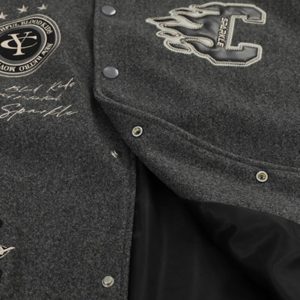 Concert Outfit Vintage Embroidered Varsity Baseball Jacket