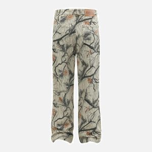 Concert Outfit Vintage Fallen Leaves Jeans