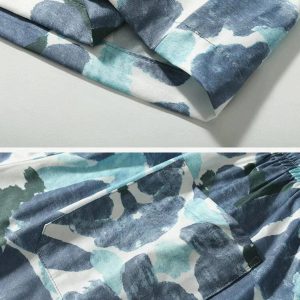 Concert Outfit Vintage Floral Oil Painting Beach Shorts