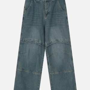 Concert Outfit Vintage Folded Jeans