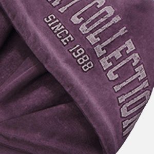 Concert Outfit Vintage Gradient Hooded Loose Sweatshirt