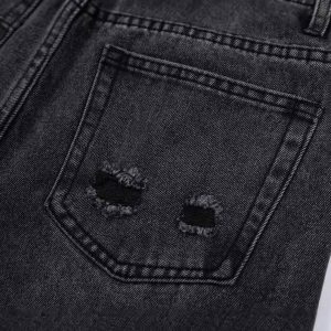 Concert Outfit Vintage Graffiti Print Jeans