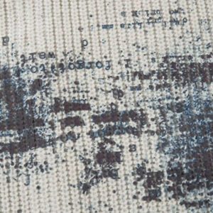 Concert Outfit Vintage Graffiti Zip-Up Cardigan