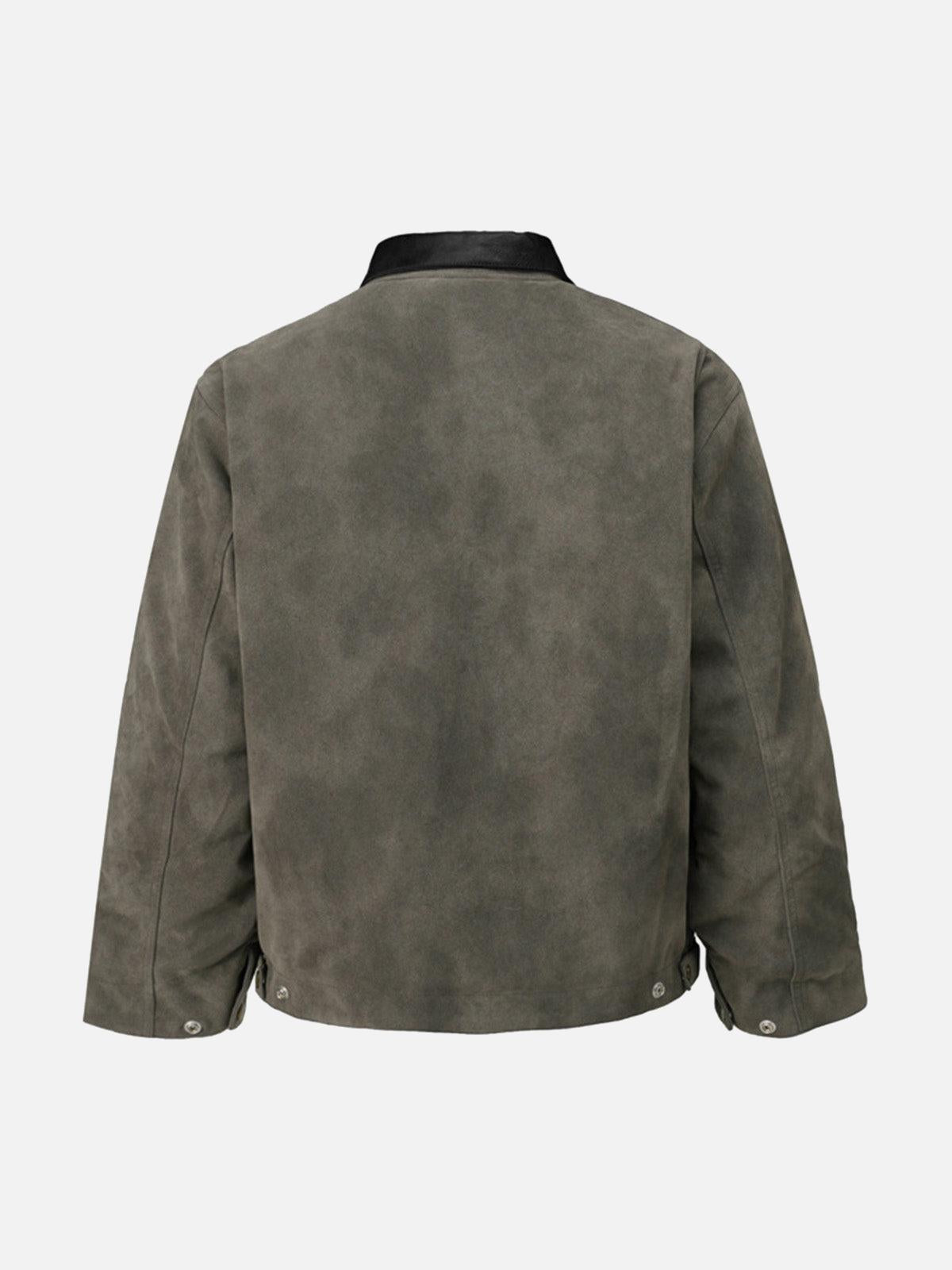 Concert Outfit Vintage Heavy Suede Quilted Work Jacket Concert Outfit Vintage Heavy Suede Quilted Work Jacket