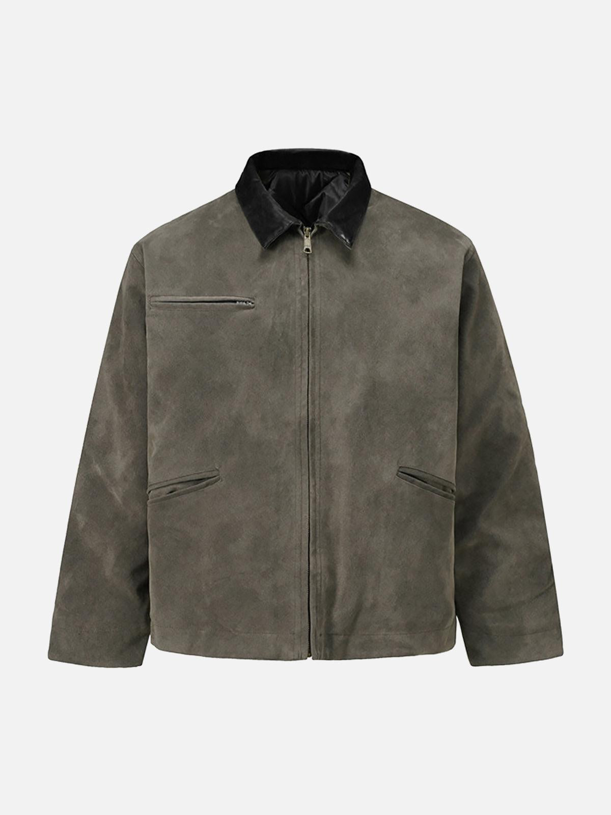 Concert Outfit Vintage Heavy Suede Quilted Work Jacket Concert Outfit Vintage Heavy Suede Quilted Work Jacket