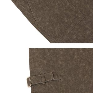 Concert Outfit Vintage High Street Side Big Pocket Pant