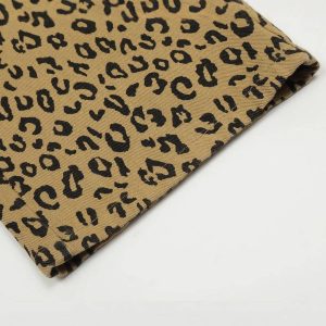Concert Outfit Vintage Leopard Lettering Print Pants