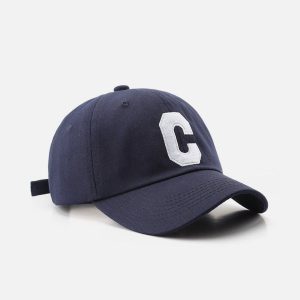 Concert Outfit Vintage Letter 'C' Baseball Cap