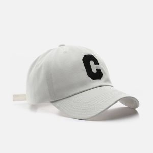 Concert Outfit Vintage Letter 'C' Baseball Cap