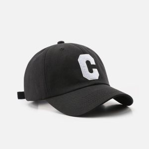 Concert Outfit Vintage Letter 'C' Baseball Cap