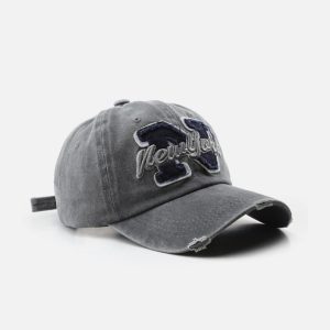 Concert Outfit Vintage Letter 'N' Baseball Cap