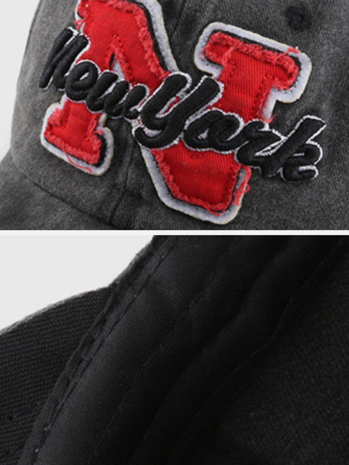 Concert Outfit Vintage Letter 'N' Baseball Cap Concert Outfit Vintage Letter 'N' Baseball Cap