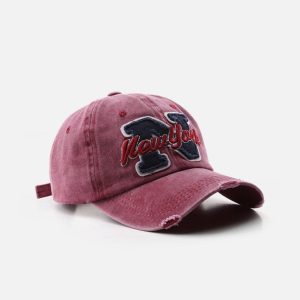 Concert Outfit Vintage Letter 'N' Baseball Cap