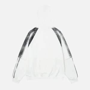 Concert Outfit Vintage Letter Print Hip-Hop Hoodie