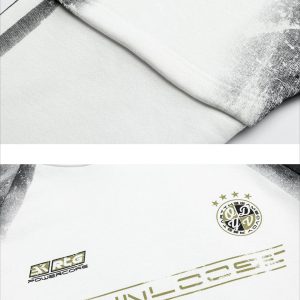 Concert Outfit Vintage Letter Print Hip-Hop Hoodie