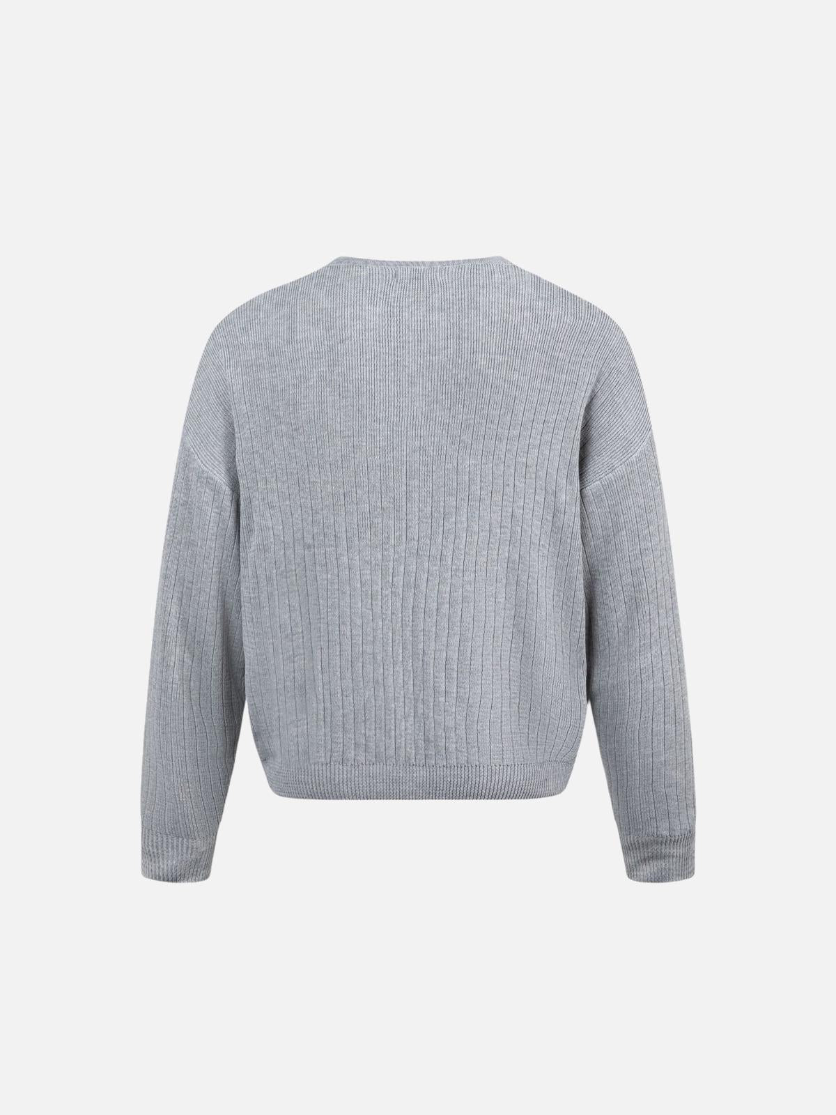 Concert Outfit Vintage Letter Small V-Neck Sweater Concert Outfit Vintage Letter Small V-Neck Sweater